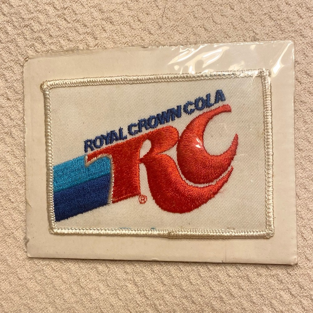 Vintage Royal Crown Cola Logo Patch